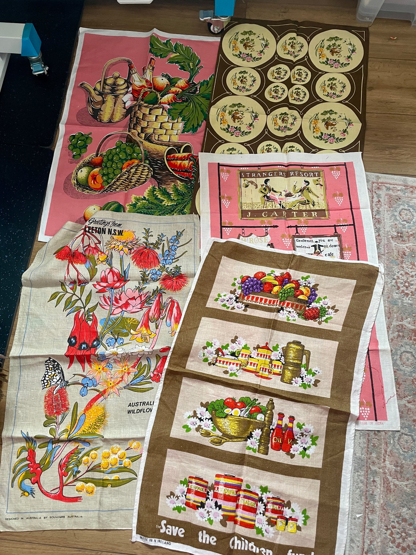 Tea Towel Custom Clowny Jumspuit - Blush Pudding