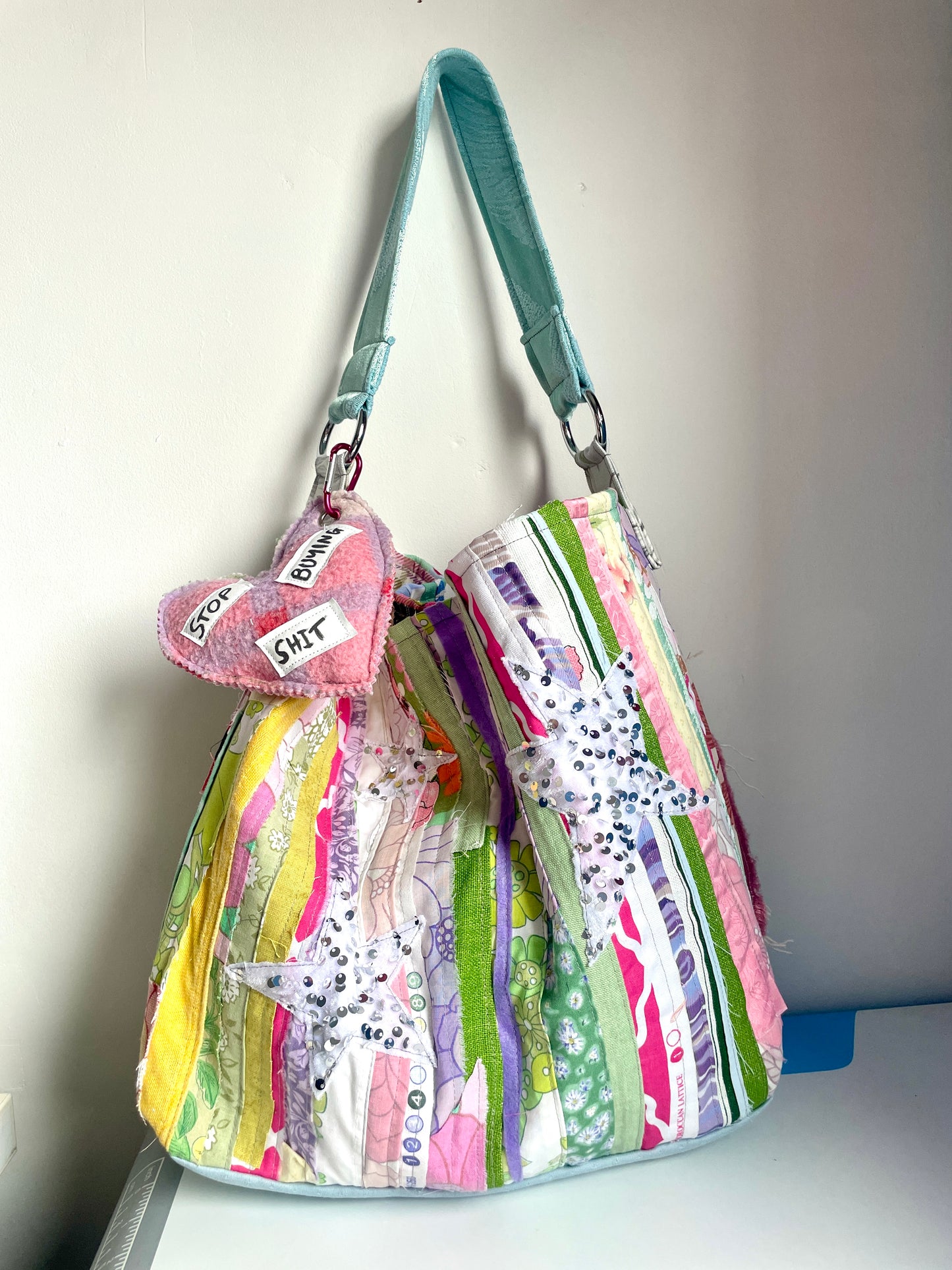 Scrappy Patch Bag -Starry Pastel