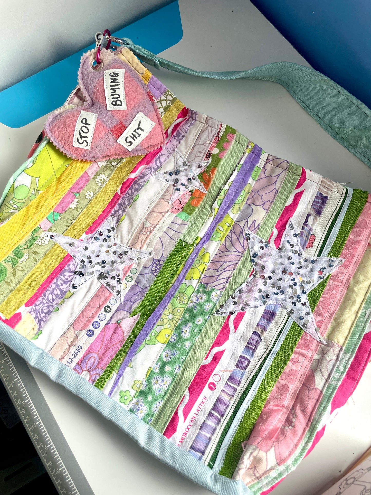 Scrappy Patch Bag -Starry Pastel