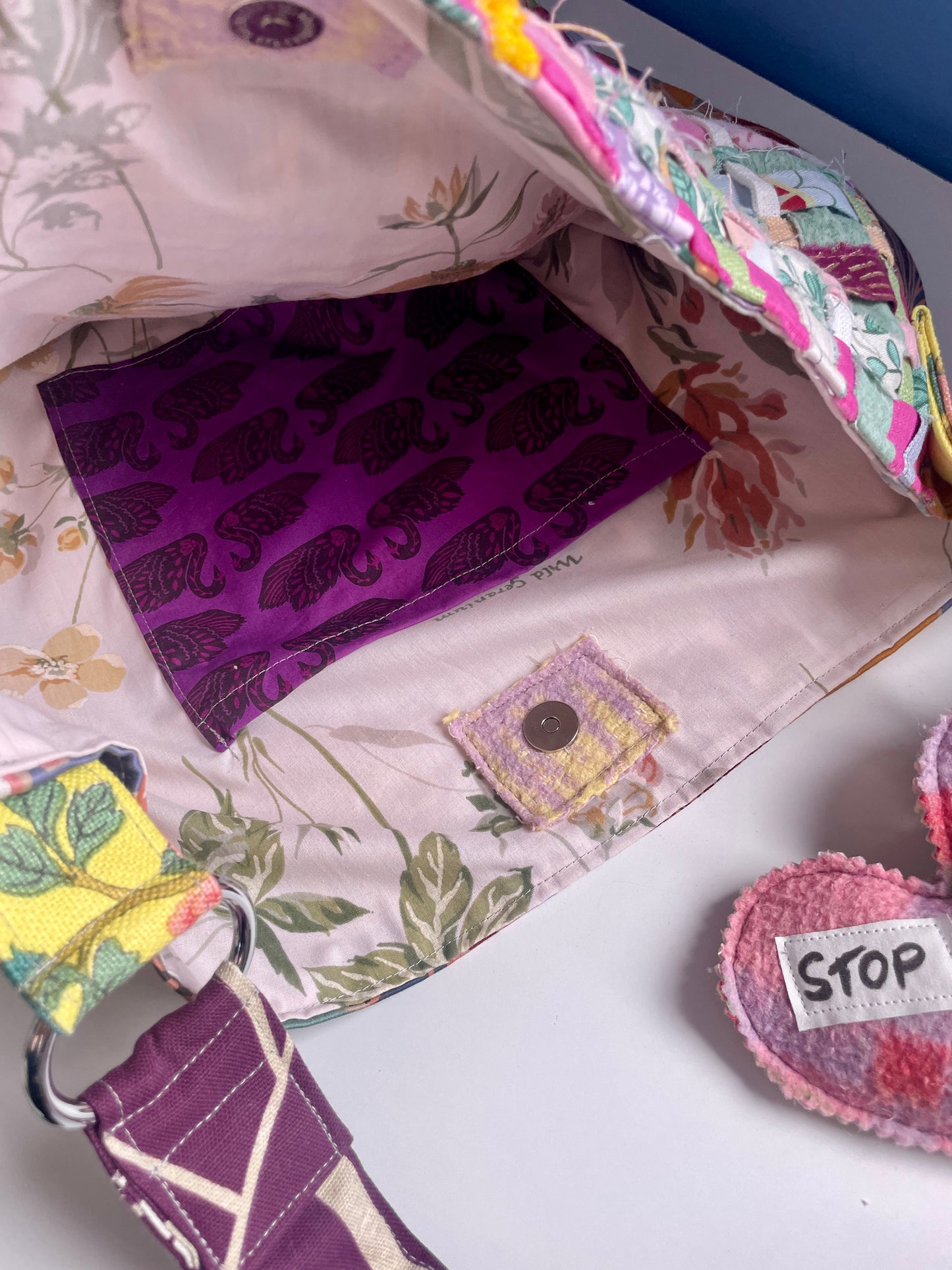Scrappy Patch Bag -Strawberry Picnic
