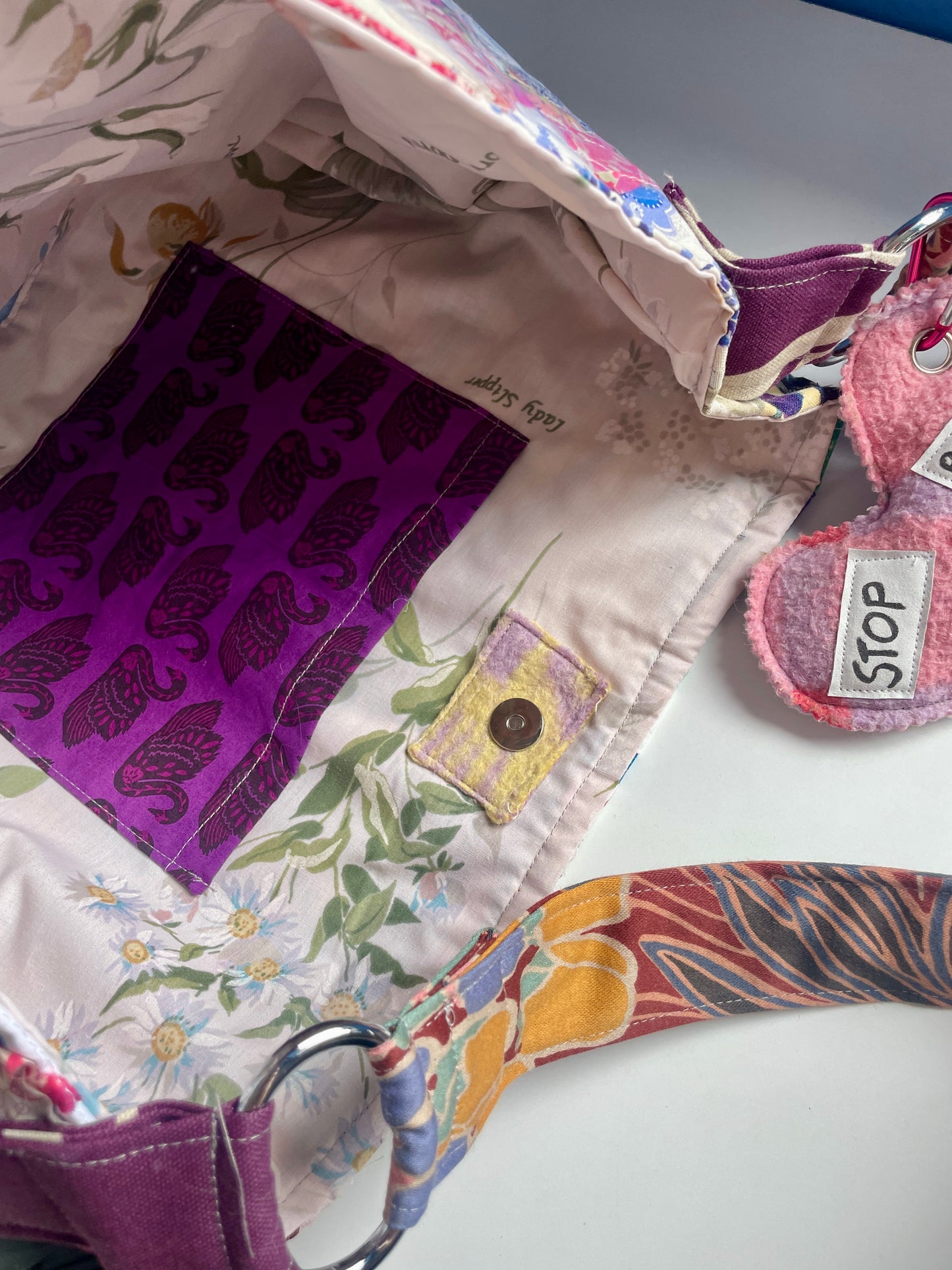 Scrappy Patch Bag -Shimmery Teapot