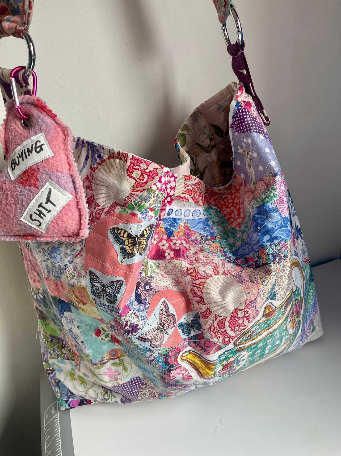 Scrappy Patch Bag -Shimmery Teapot