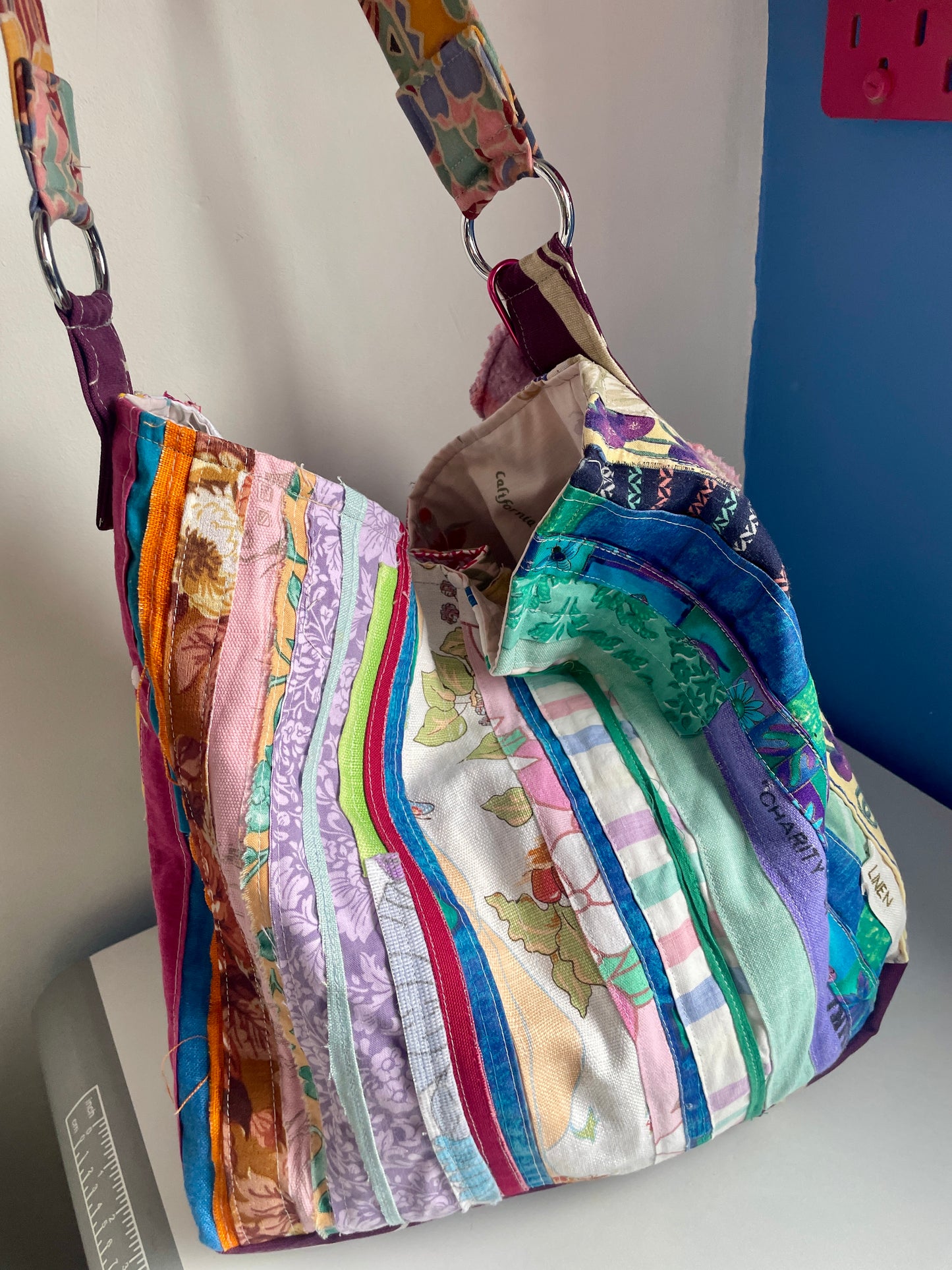 Scrappy Patch Bag -Shimmery Teapot