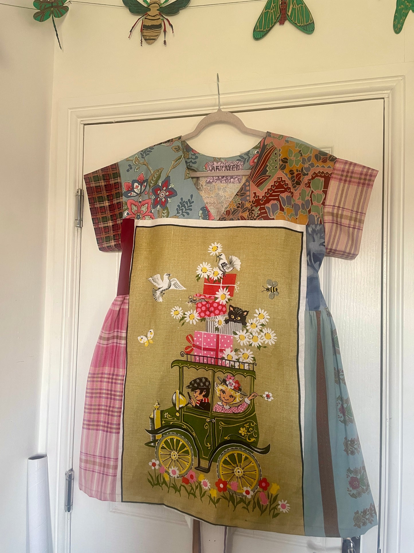 'Just Married' Joy Mini Tea Towel Dress  - Size Large