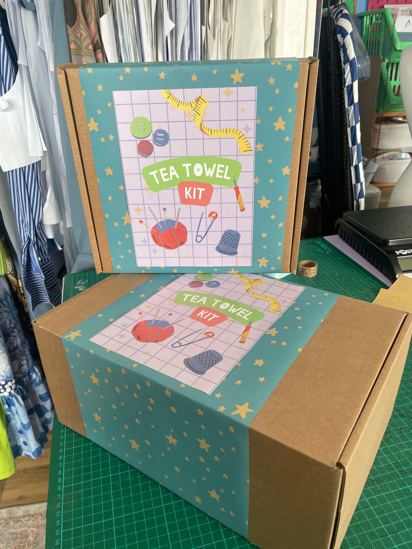 Tea Towel Kit - Victorian Flutters