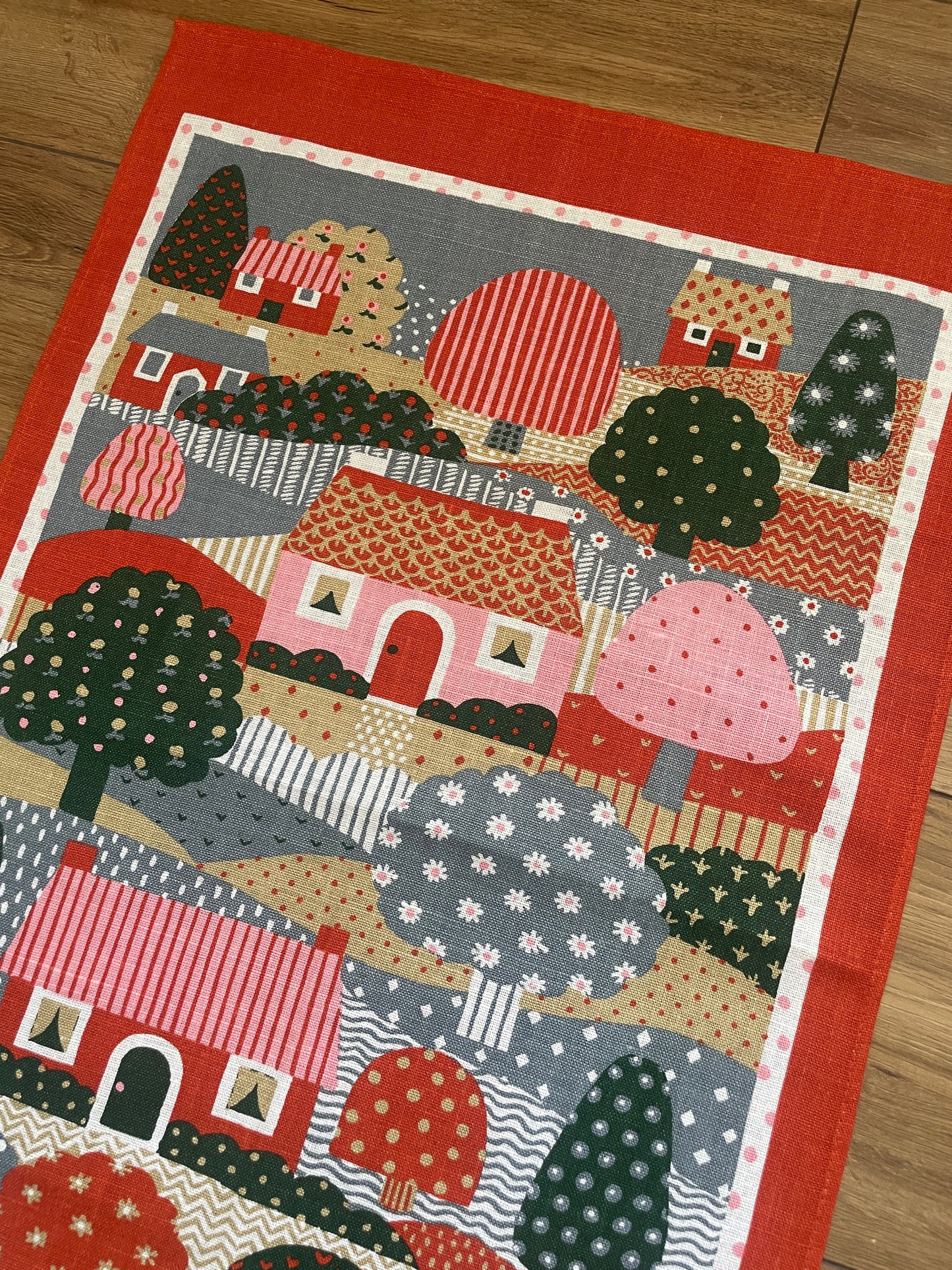 Tea Towel Kit - Cottage Landscape