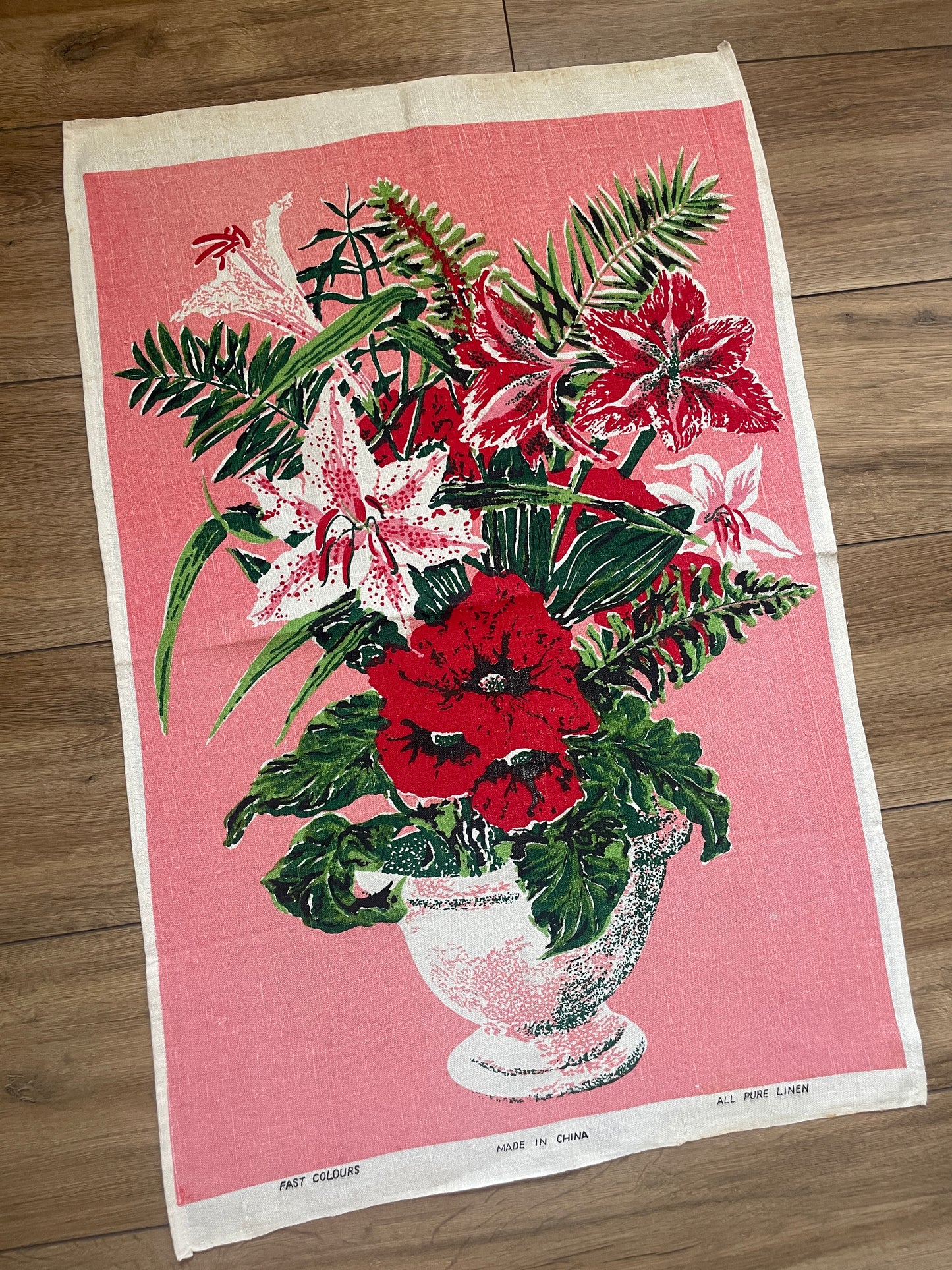 Tea Towel Kit - Tiger Lily Splash