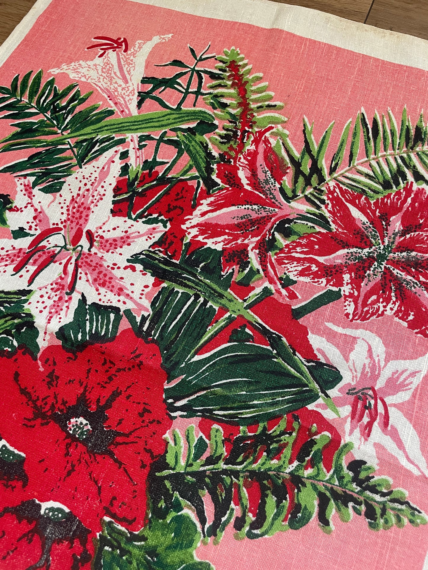 Tea Towel Kit - Tiger Lily Splash