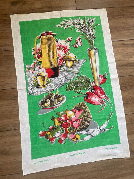 Tea Towel Kit - Mint Picnic
