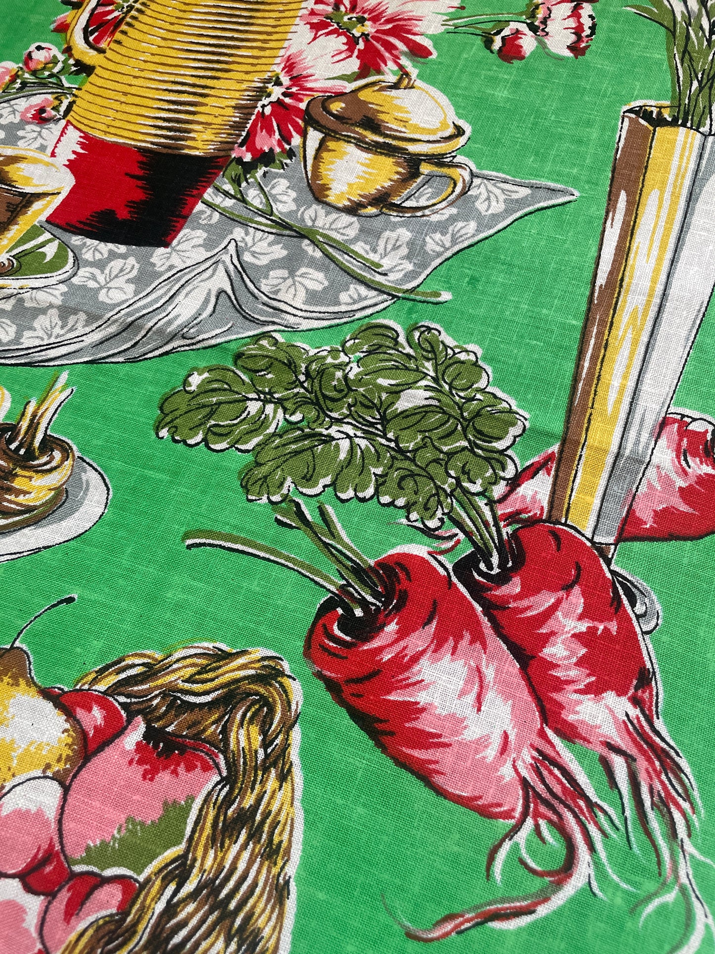 Tea Towel Kit - Mint Picnic