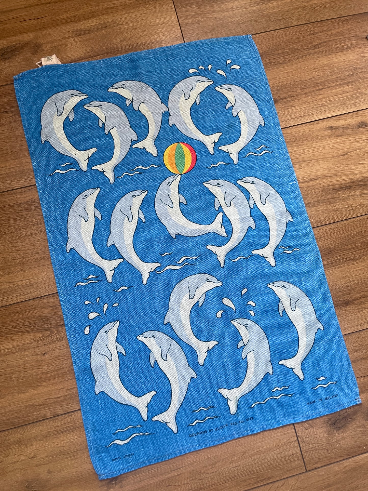 Tea Towel Kit - Skipping Dolphins