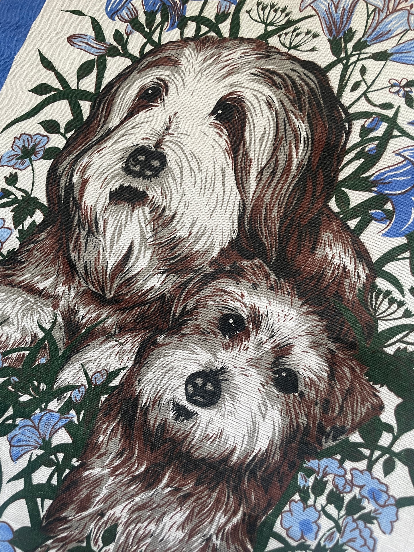 Tea Towel Kit - Flower Puppies