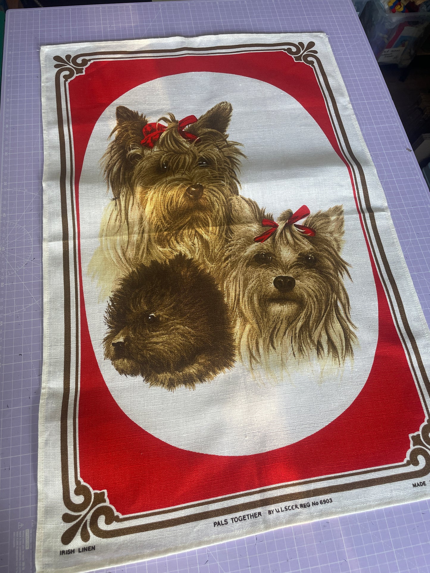 Tea Towel Kit - Yorkie Pals