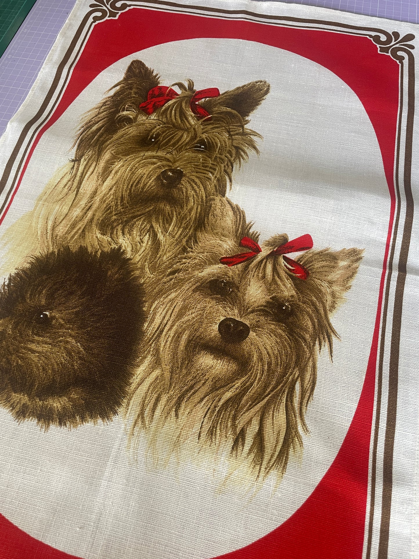Tea Towel Kit - Yorkie Pals