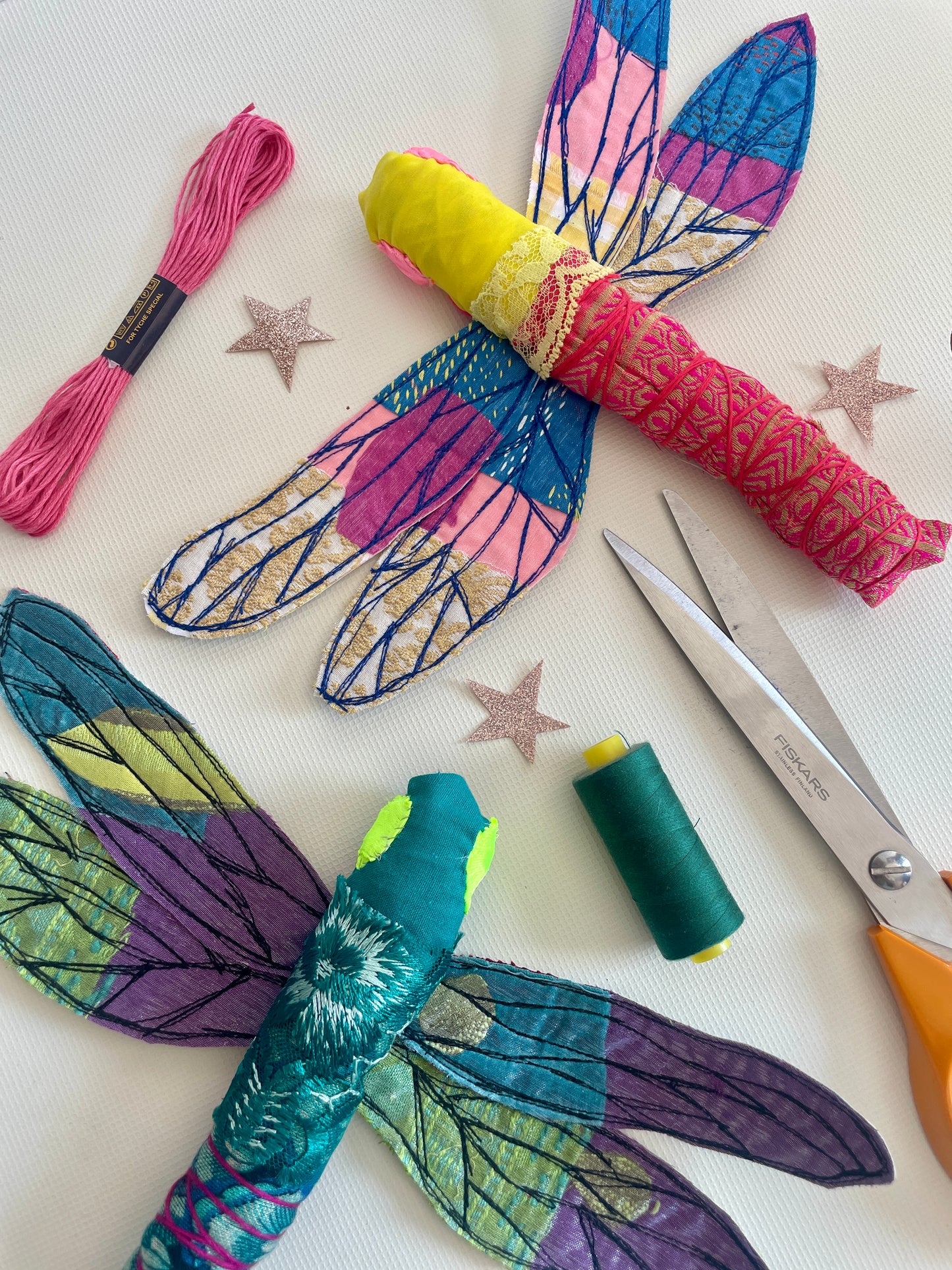 Fabric Dragonfly Sewing Kit
