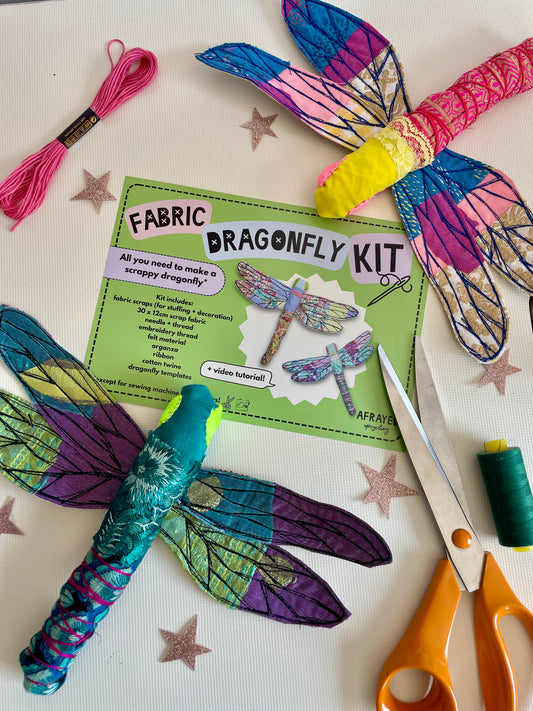 Fabric Dragonfly Sewing Kit