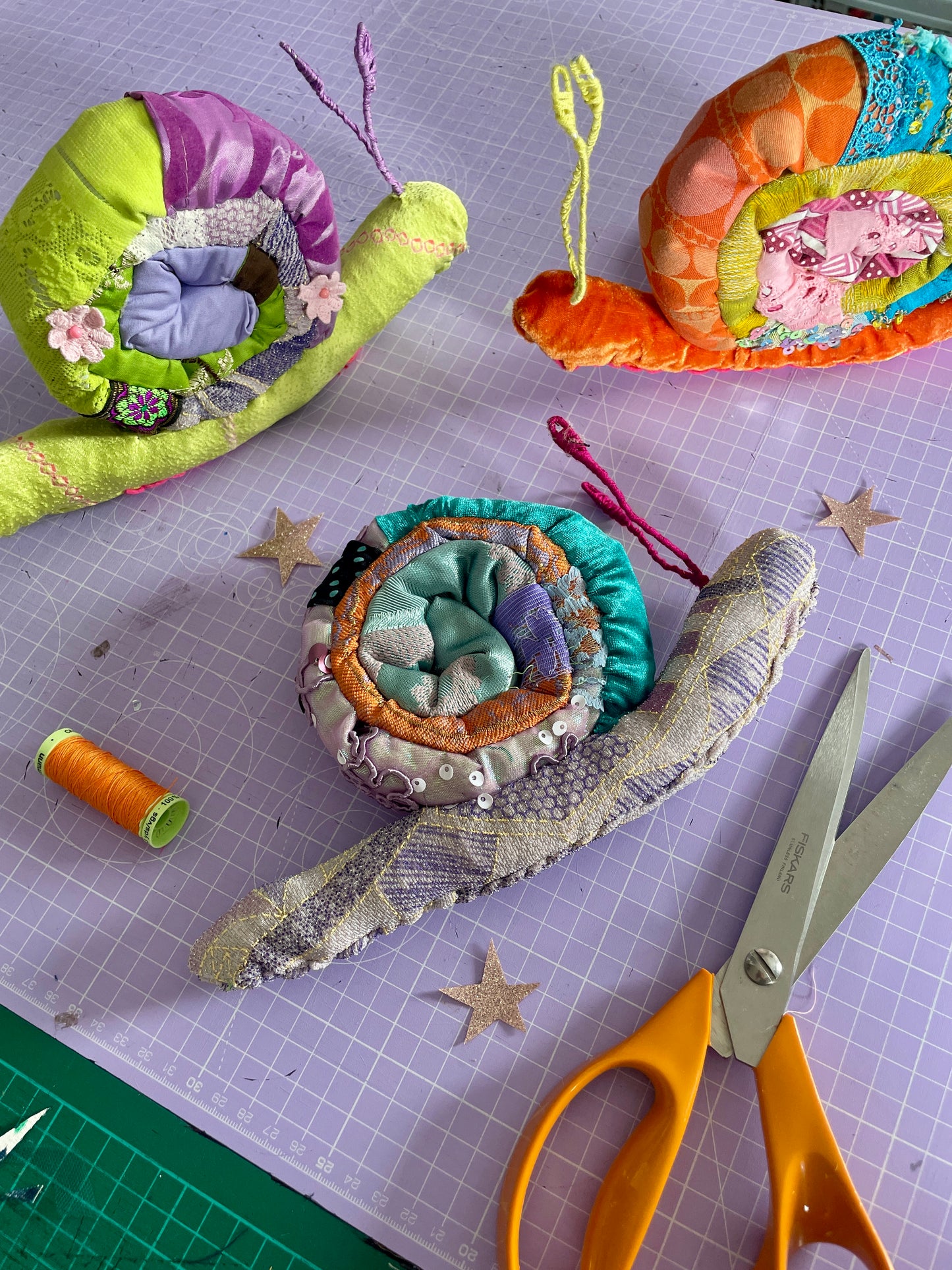 Fabric Snail Sewing Kit - different colours available!