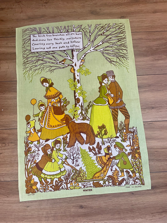 Tea Towel Kit - Mint Winter