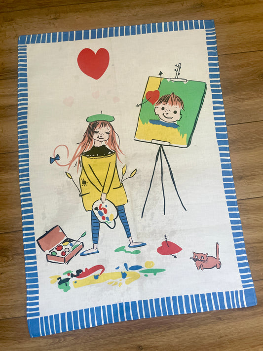 Tea Towel Kit - Painter in Love