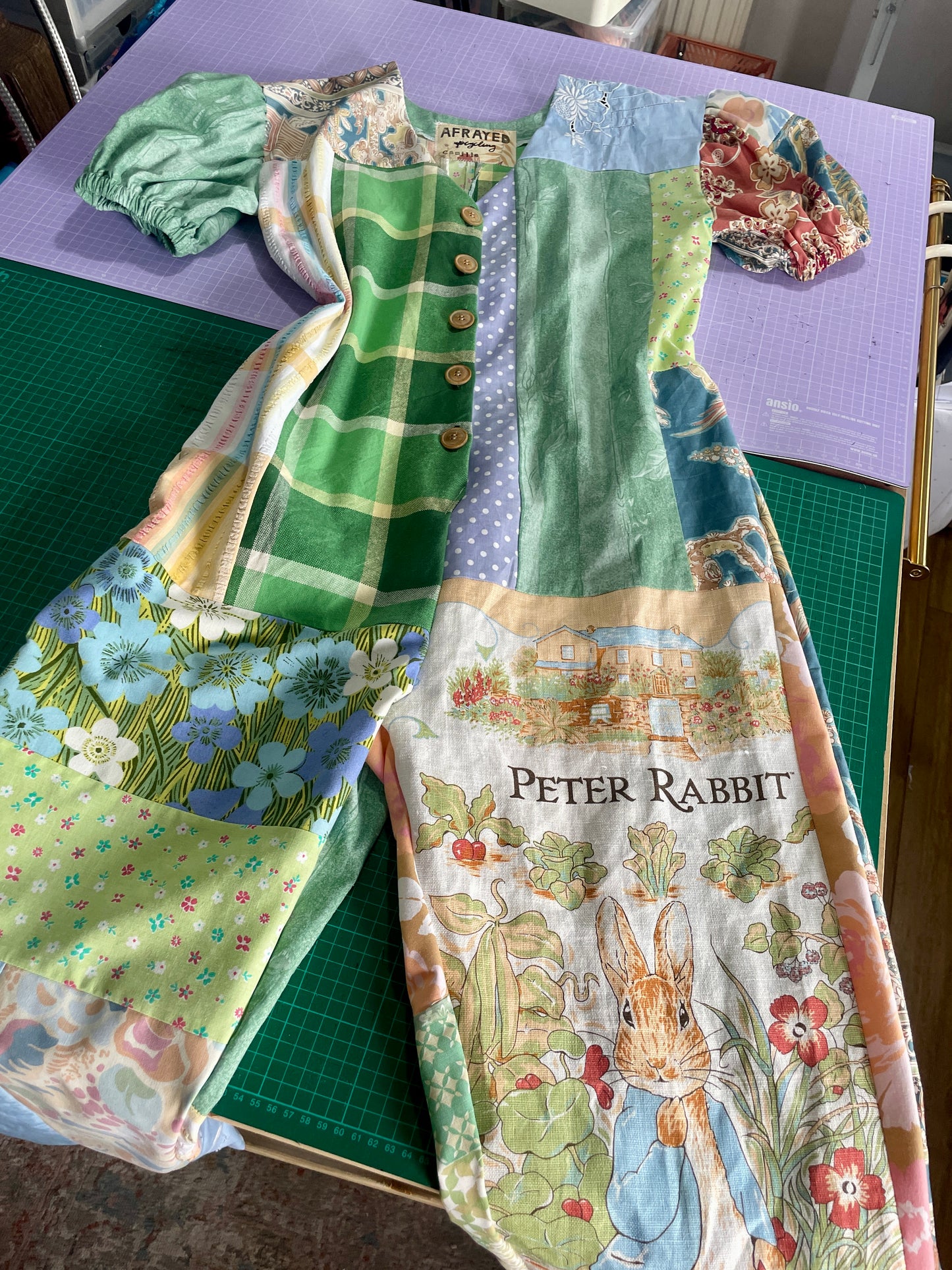 Tea Towel Custom Garment - Mushroom Patch