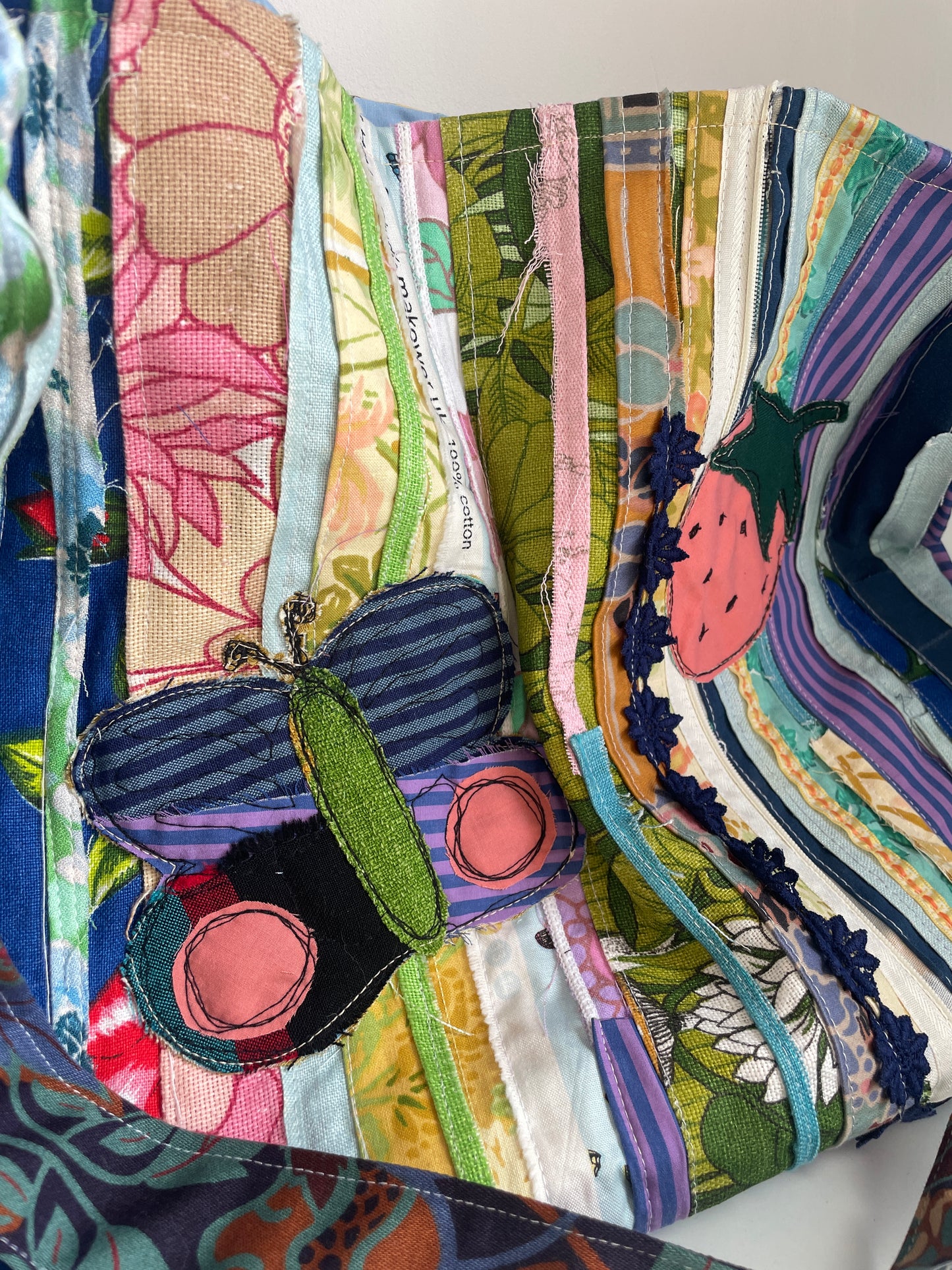 Scrappy Patch Bag Online Pattern + Fabric Patch Tutorial