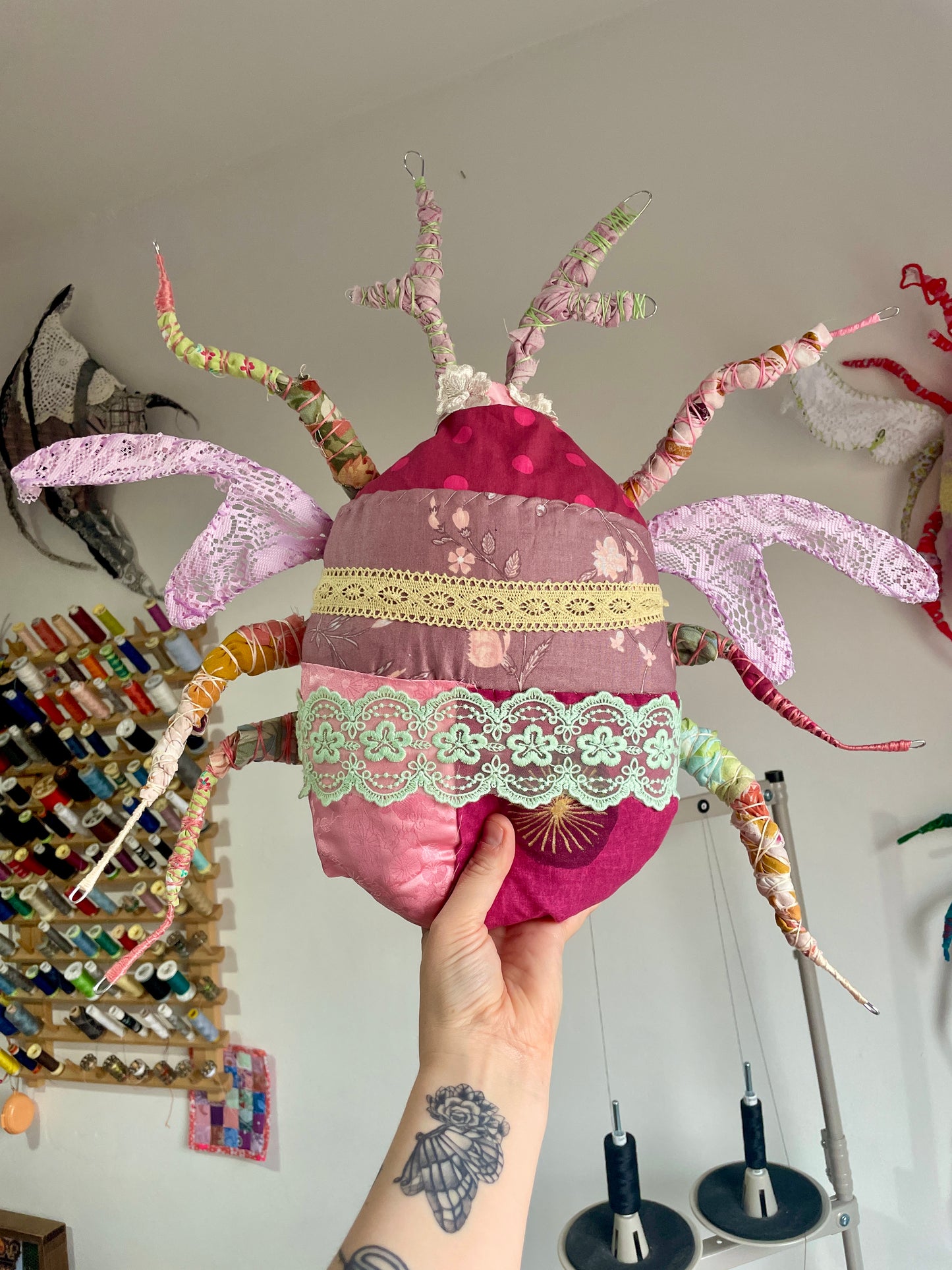 Scrap Buster Fabric Beetle Bug Sewing Kit