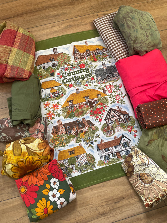 Tea Towel Custom Garment - Cottage Core