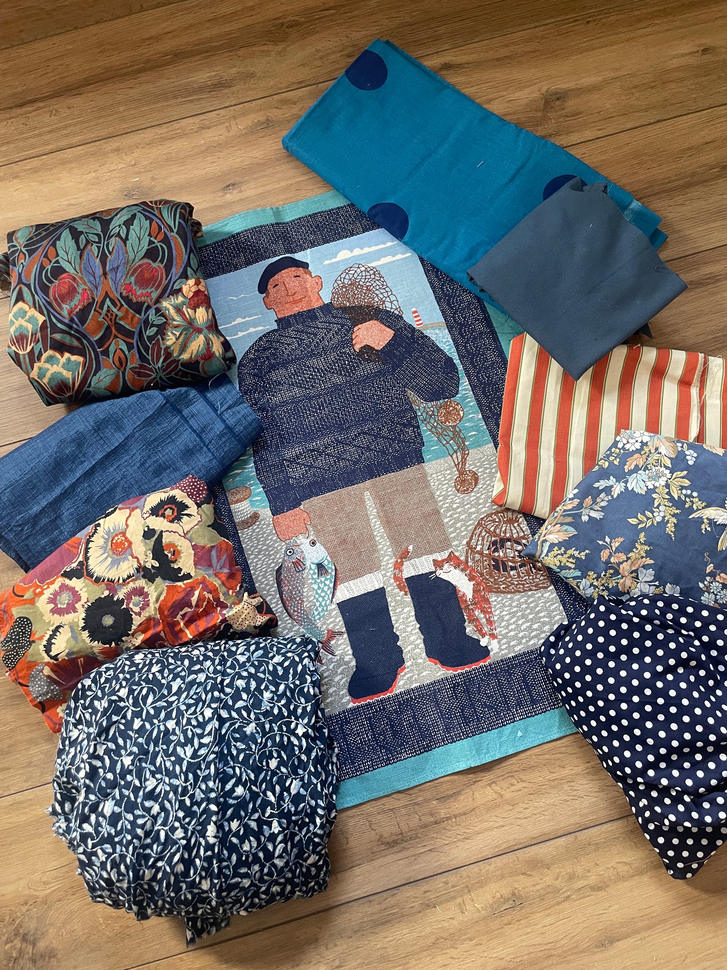 Tea Towel Custom Garment - Fisherman's Catch