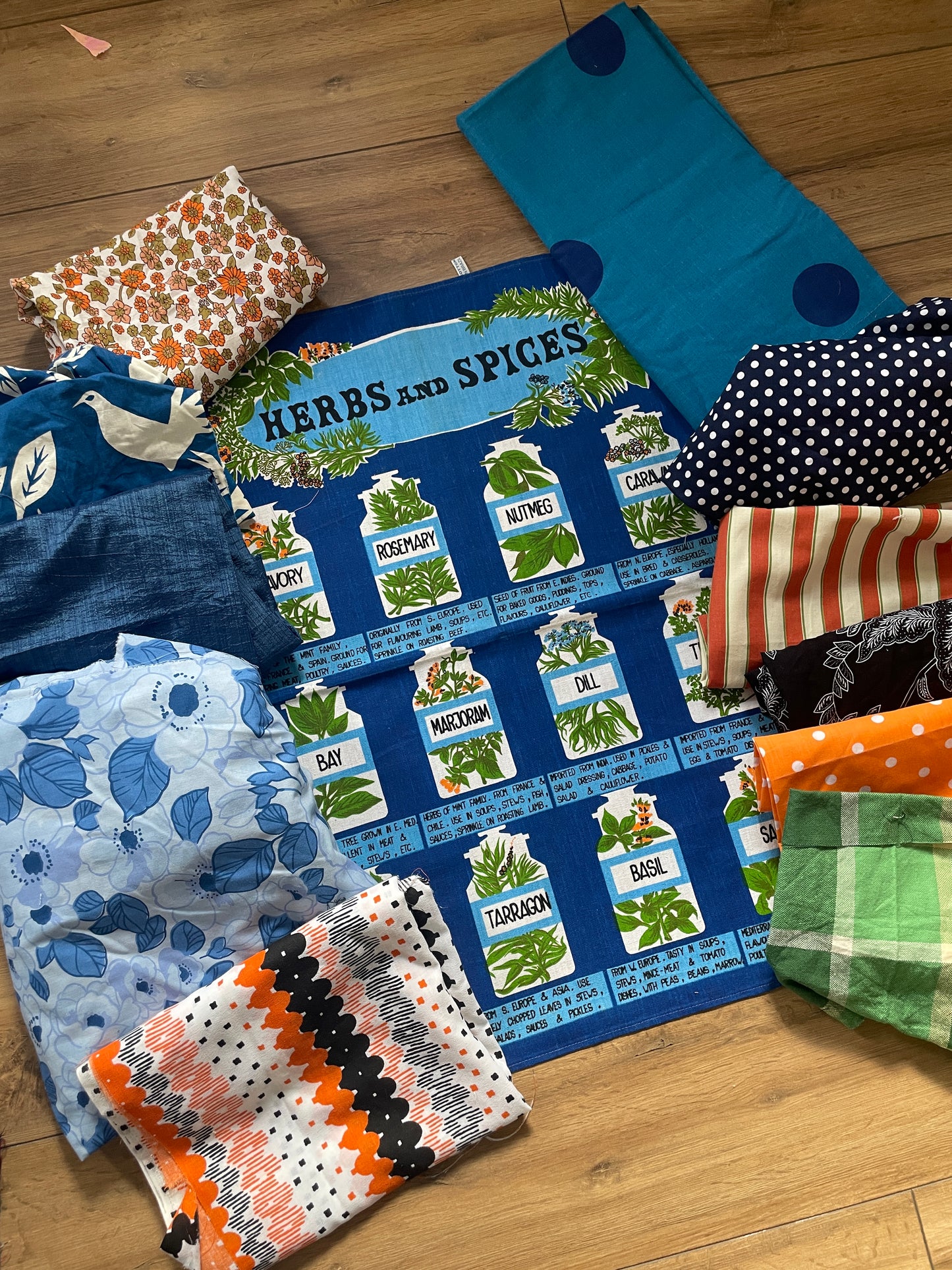 Tea Towel Custom Garment - Herbs and Spices