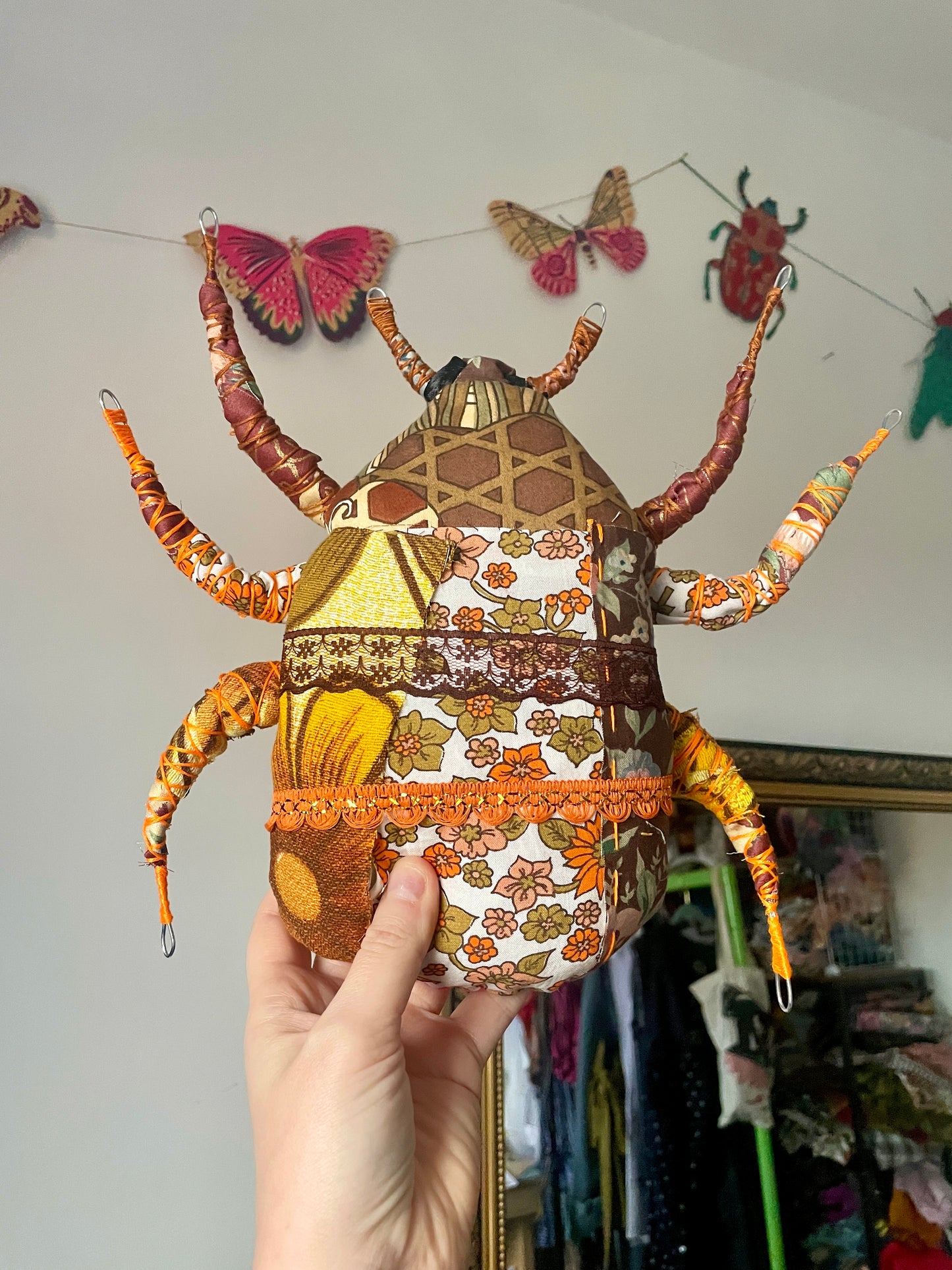 Scrap Buster Fabric Beetle Bug Sewing Kit