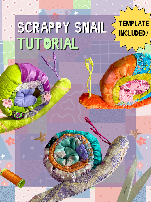 Scrappy Snail Online Tutorial + Template ONLY
