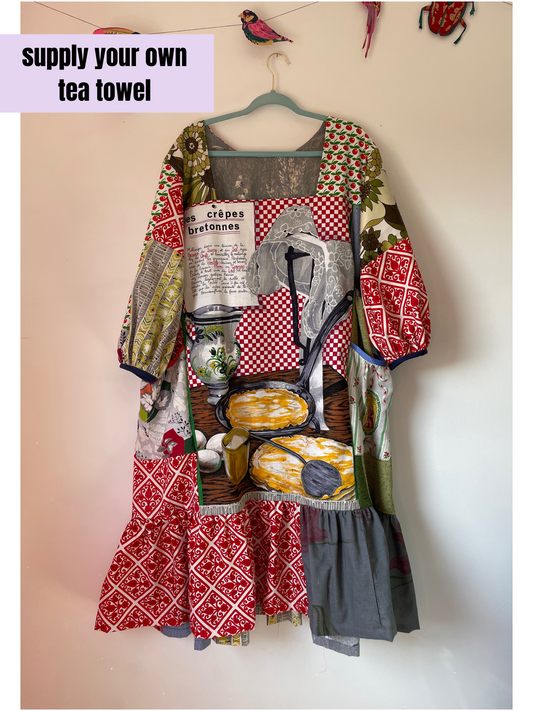 Supply Your Own Tea Towel DOLLY Midi Dress